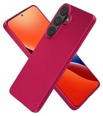 Produktbild von kwmobile Handyhülle für Samsung Galaxy S26 Plus Hülle - Silikon Case metallisch schimmernd - Schutzhülle Cover - Metallic Pink