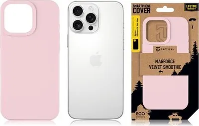 Imagen del producto de Funda protectora táctica MagForce Velvet Smoothie para iPhone 16 Pro Max, color rosa "pantera"