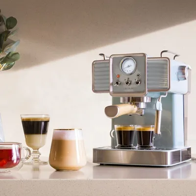 Obrázok produktu pre Cecotec Power Espresso 20 Tradizionale, Espresso kávovar, 1,5 L, 1350 W, Nerezová oceľ