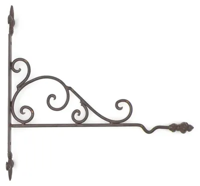 Wandhaken aus Metall, antik braun, 30 x 35 cm, 1 Stück