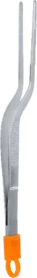 Produktbild von Küchenpinzette, gewinkelt mit Spitze, 16 cm, Edelstahl rostfrei - HKS Selection