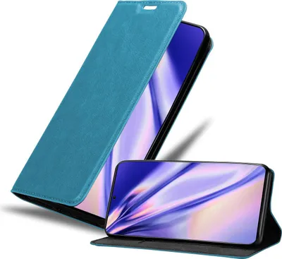 Obrázok produktu pre Cadorabo puzdro pre Samsung Galaxy S20 ULTRA ochranné puzdro v tyrkysovej farbe puzdro na mobilný telefón kryt magnetické zatváranie