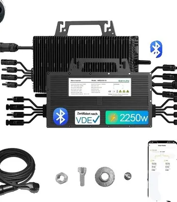 Zdjęcie produktu dla Mikroinwerter, zintegrowane Wi-Fi, wszechstronna kompatybilność, czarny, 220-240 V, 16-60 V