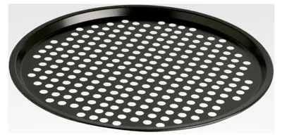 Produktbild von Pizzablech in Grau, lackierter Stahl, 30 x 0,9 cm, Kohlenstoffstahl, backofengeeignet, antihaftbeschichtet