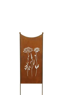 Produktbild von Edelrost Gartenstele Wildblumen Gartenstele Wildblumen - 120 cm