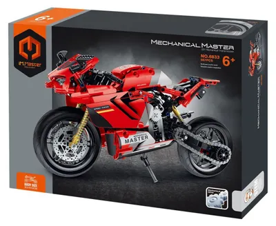 Zdjęcie produktu dla Zestaw konstrukcyjny IamMaster motocykl plastikowy 557 elementów w pudełku
