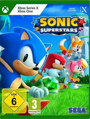 Produktbild von SEGA Sonic Superstars, Xbox Series X/Series S, Multiplayer-Modus, E (Jeder), Download