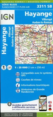 Produktbild von Hayange - Villerupt - Audun-le-Roman 1:25 000