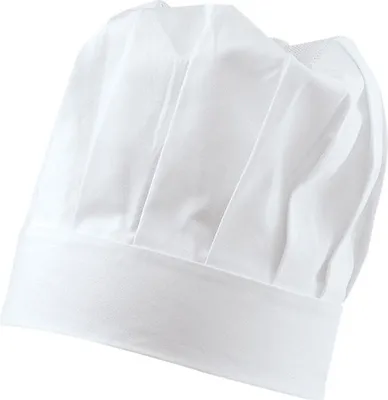 Produktbild von Chef Kochmütze halbhoch : weiß : 100% Baumwolle 230 g/m² (15)