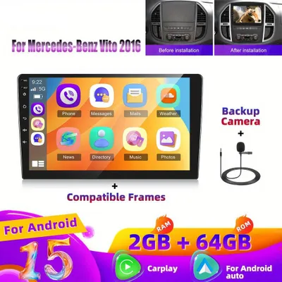Produktbild von Autonavigation – Autoradio – Navigationssystem – Carplay – Android Auto – 10,1-Zoll-Touchscreen