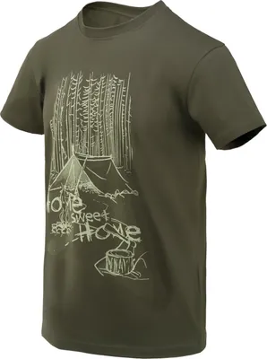 Produktbild von HELIKON-TEX Helikon-Tex Baumwoll T-Shirt Home Sweet Home in Grün Grün L
