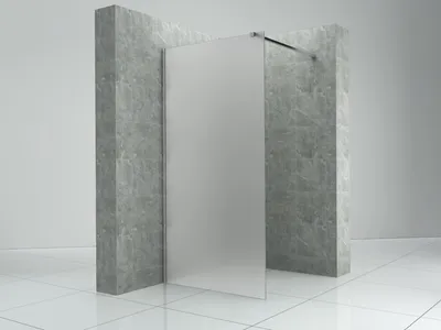 Produktbild von Duschabtrennung Walk-In Halterung in Chrome 150 x 200 x 0,8 cm Dusche