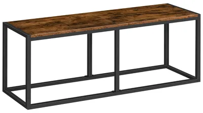 Sitzbank 120x30x46,5 cm, Industriedesign, Metallgestell, 200 kg Belastbarkeit