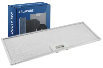 Immagine prodotto di Filtro metallico Alapure, compatibile con Electrolux 4055380804, dimensioni 470x169x9 mm