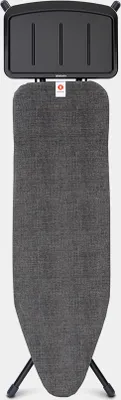 Produktbild von Brabantia Bügelbrett B, Ärmelbügelbrett, Baumwolle, Dampfbügeleisen, Schwarz, Einfarbig, 1240 x 380 mm