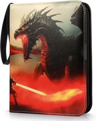 Produktbild von Sammelkarten Album Dinosaurier 400 Karten Sammelalbum Dinosaurier Sammelmappe Karten Ordner Binder Card Ordner Sammelkarten Kartenalbum 4 pocket