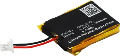 Produktbild von CELLONIC 1x Akku für Barcode Scanner kompatibel mit Opticon OPN-2001, OPN-2006 - (190mAh, 3.7V)