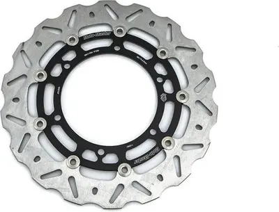 Image de Moto-master Nitro 112361 Disque de frein avant flottant Argent Argent One Size