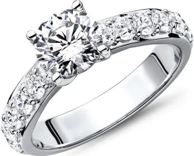 Produktbild von JEWLIX Verlobungsring aus 925er Silber mit Zirkoniabesatz