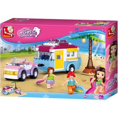 Obrázek produktu pro Sluban BLOCKS SLUBAN GIRLS DREAM BEACH CAMPER