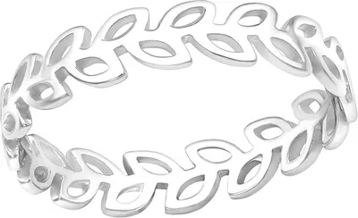 Produktbild von Ring Olivenzweig Silber 925: Damen Bandring 53 (16.8 mm Ø)