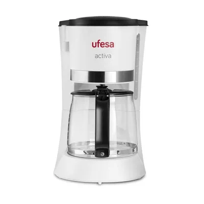 Obrázek produktu pro Ufesa CG7123, Kávovar na překapávanou kávu, 1,5 l, Mletá káva, 800 W, Bílá