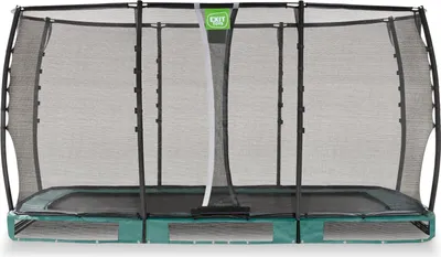Produktbild von EXIT Allure Premium Trampolin 214x366cm, Bodentrampolin, Grün