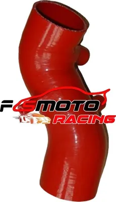Image de Tuyau d'aspiration d'air en silicone, haute résistance à la température, construction durable, rouge