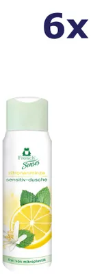 Produktbild von 6x Frosch Senses Lemon mint Sensitive douchegel 300 ml