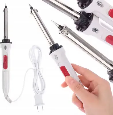 Image de Rosfix Fer à Souder Électrique 100W – Double Mode Low/High | Pointe Précise, 450°C, Chauffe 30s | Pour Électronique, Bricolage