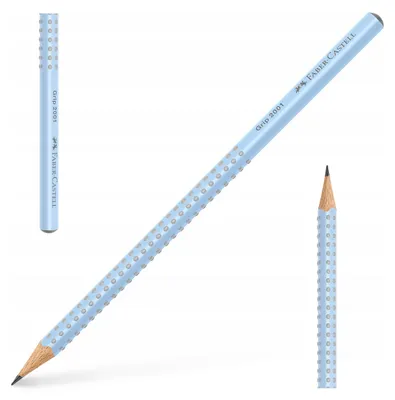 Produktbild von Faber-Castell Bleistift Grip 2001 Sky Blue B, B, Blau, Dreieckig, Kunst, Grafische Zeichnung, Hobby, Büro, Schule, Technical drawing, 1 Stück(e)
