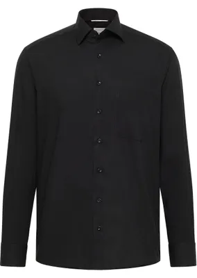 Produktbild von Eterna Hemd Uni Popeline Comfort Fit 1100-39-E19K Gr. 46 schwarz