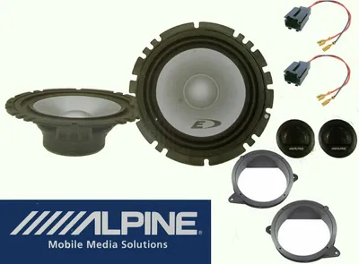Produktbild von passend für Peugeot 207 2006-2019 CC SW Alpine 2 Wege Lautsprecher Boxen Set Tür Vorn 280 W