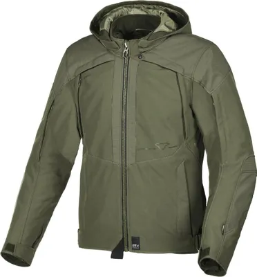 Produktbild von Macna Territor wasserdichte Motorrad Textiljacke, grün, XL
