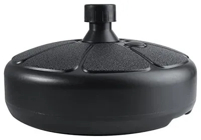Produktbild von Schirmständer Heavy Duty - Sonnenschirmhalter - Sonnenschirmständer mit Rollen - Kunststoff - Wasser/Sand füllbar - Geeignet für 28-40 mm Stangen - Sonnenschirmständer