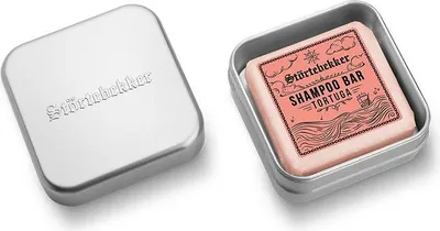 Produktbild von Störtebekker® Premium Festes Shampoo & Seifendose Set - Duftrichtung Tortuga - Vegane, Handgefertigte Seife für reichhaltige Pflege - Haut & Haar