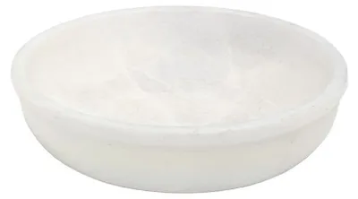 Produktbild von Räucherschale NKlaus 10cm weiß Speckstein Deko Rauchgefäß Duftschale