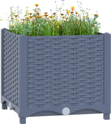 Produktbild von Hochbeet 40x40x38 cm Polypropylen , Gabionen Design 2024