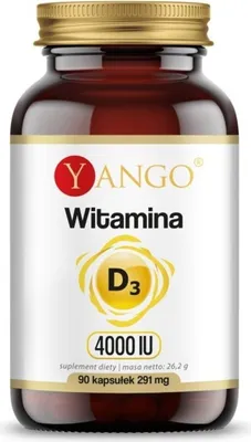 Productafbeelding van Yango Dietary supplements Witamina D3 4000 IU, BI6120