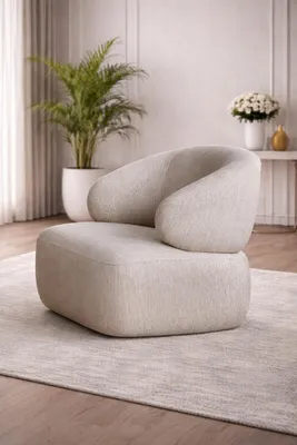 Obrázek produktu pro Designový jednopostelový křeslo do obývacího pokoje. Kvalitní čalouněné křeslo