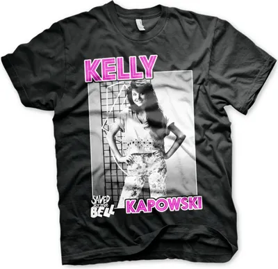 Produktbild von Saved By The Bell - Kelly Kapowski T-Shirt - XX-Large - Black