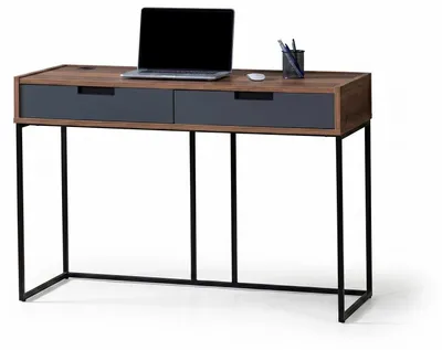 Immagine prodotto di Scrivania Elegante per Bambini, Grigio e Marrone, Stile Loft, Moderna