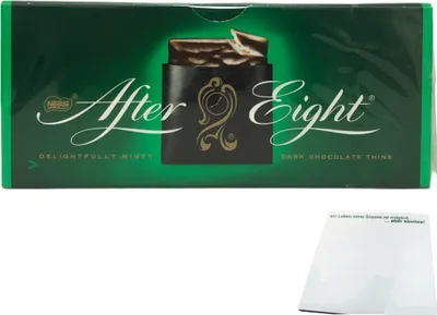 Produktbild von Nestle After Eight classic Minze Täfelchen 1er Pack (1x200g) + usy Block