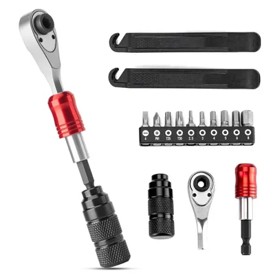 Produktbild von ROCKBROS Fahrrad 1/4’’Ratschen-Reparatur Set Werkzeug Ratschenschlüssel 72 Zähne