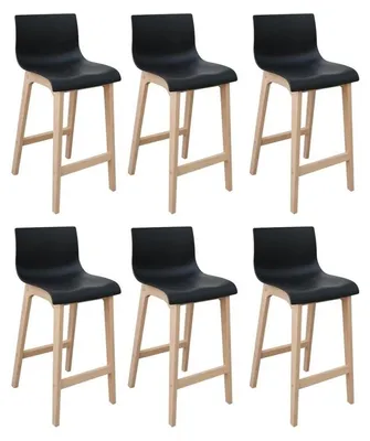 Immagine prodotto di Set di sgabelli da bar in rovere TANNA da 65 cm