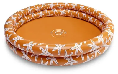 Produktbild von Swim Essentials Kinderpool – Orange – Seestern – Ø 100 cm