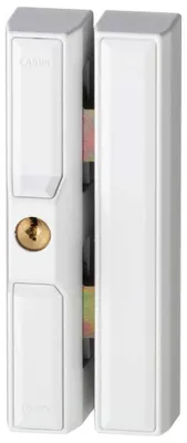 Zdjęcie produktu dla ABUS FTS88W AL0125, Blokada okna, Biały, Biały, Monochromatyczny, Zamek cylindryczny, 50 mm