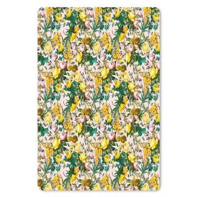 Produktbild von MuchoWow® Mauspad Mousepad Blumen - Rosen - Gelb 40x60 cm - Mousepads - Maus Mat - Pad - Mausunterlage - Schreibtisch Accesoire