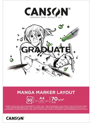 Obrázek produktu pro Canson Graduate Manga blok 200 g/m² - A3