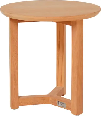 Produktbild von Manon Beistelltisch Rund Durchmesser 35 cm aus Teakholz Natur